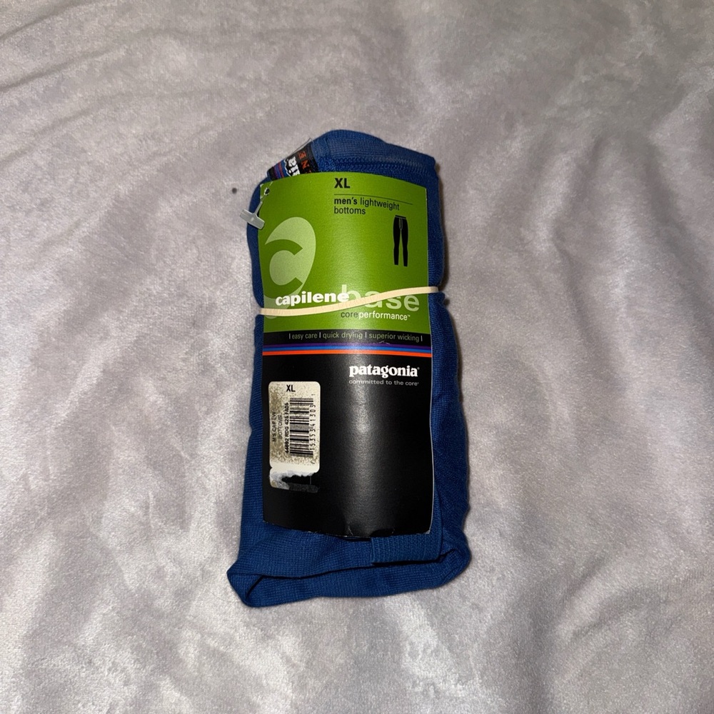 Patagonia Blue Capilene Performance Bottoms
